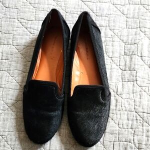 Banana Republic Black Suede Loafers Classic Flats Size 8